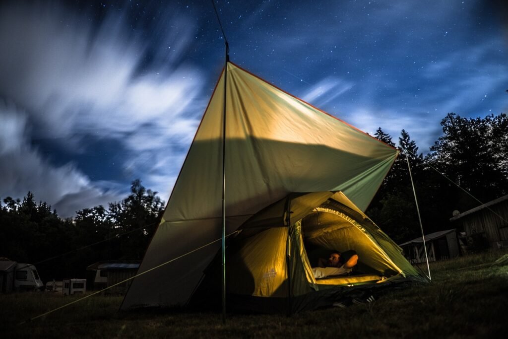 camp, camping, nature